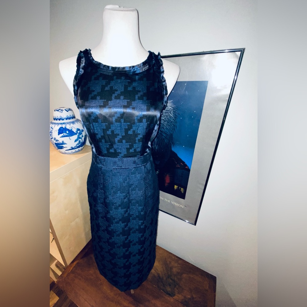 Banana Republic houndstooth dress